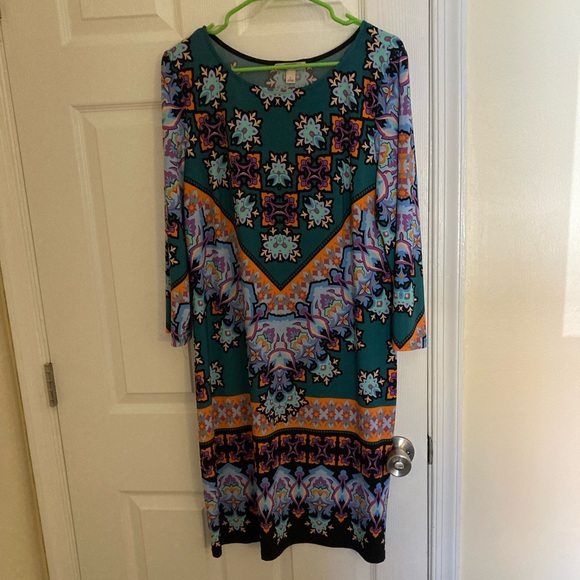 Multicolored Pattern Dress - Picture 2 of 4